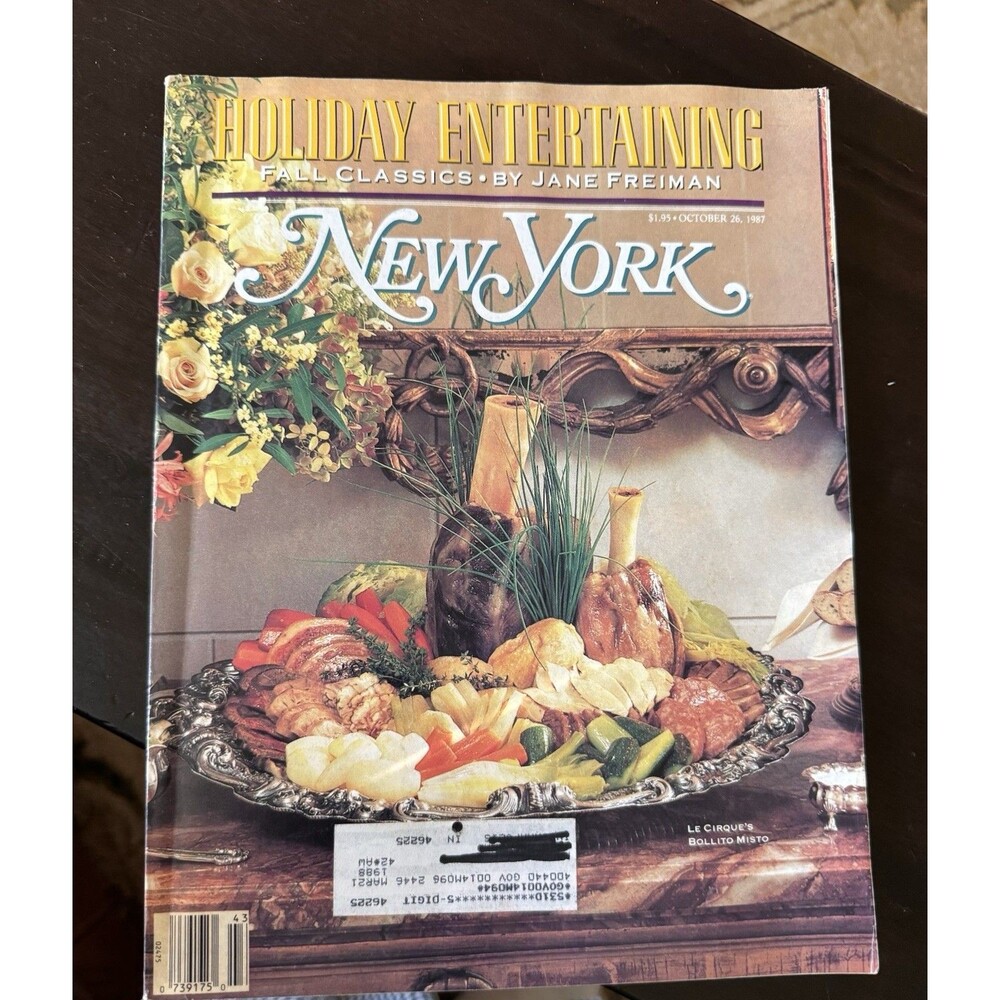 Holiday entertainment -Fall Classic by Jane Freiman 1987 Cookbook Recipes VTG